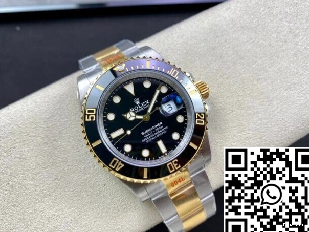 Black M126613LN-0002 Rolex Submariner Factory Bezel 41MM VS 0106